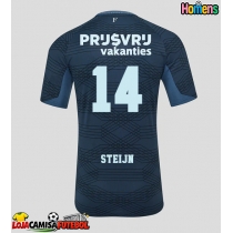 Camisa de Futebol Feyenoord Sem Steijn #14 Equipamento Secundário 2025-26 Manga Curta